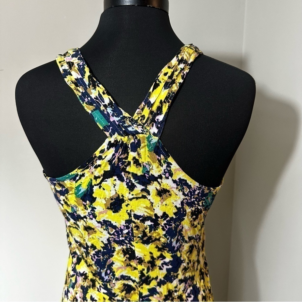 H&M Yellow Floral Print Dress in Size XS - Picture 7 of 8